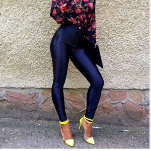 Skinny skinny black high waisted pants